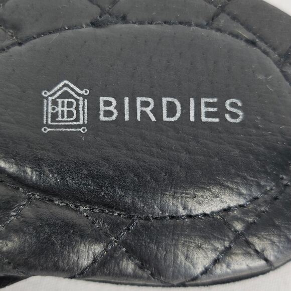 BIRDIES WOMEN'S BLACK SLIDE FLATS CUSHION INNER SOLE SIZE 7 - Picture 5 of 7